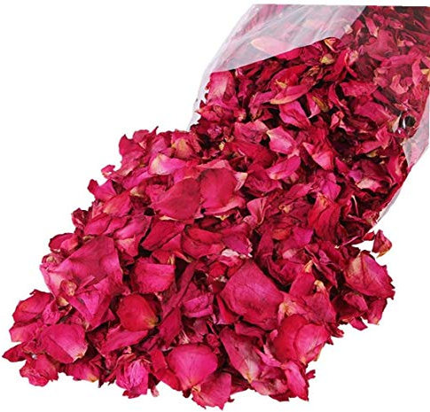 25 G Séchées Naturelles Rose Pétales De Fleurs Réelles pour Soirée De Mariage Décoration De Mariage Table Confetti Pot Pétale Fleur Cadeau pour Le Bain