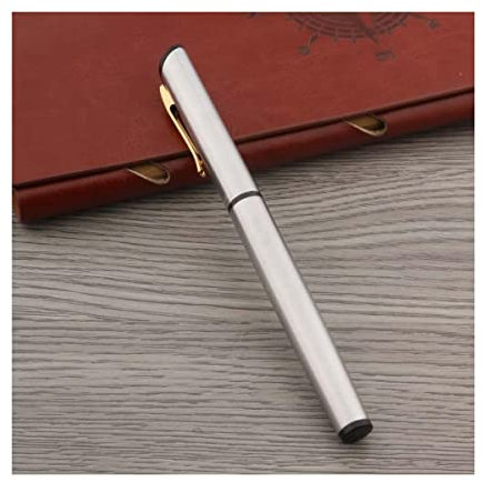 OUSIKA Füllfederhalter, Füllfederhalter, Edelstahl-Tintenstifte, Retro-Finanz-Konverter, Füller, Business-Büro, Schulbedarf, Golden Schreibgeräte