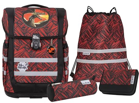 McNeill Compacto Schulranzen-Set 5tlg Zack