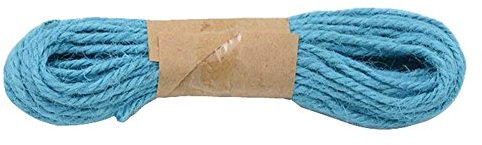 Corda for Bondage,Corda Da Giardino,Corda Di Iuta Colorata Creativa Corda Decorativa Intrecciata A Mano Durevole,Blu