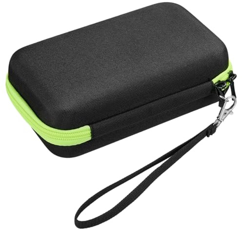 WOFASHPURET Storage Bag Portable Shockproof Protective Case with Zipper and Lanyard for Non-Contact Thermometers