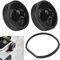 Lot de 2 ensembles de roue et joints de rechange améliorés pour aspirateur sans fil Ryobi 18 V PCL720B, PCL720K, PBLSV716B, PBLSV716K, PBLSV717B, PBLSV717K
