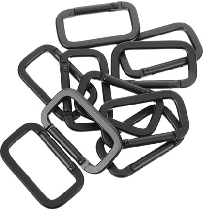VANZACK 40stücke Tragbare Karabinerhaken Sicherheitsaluminium Multifunktionale Schlüsselanhänger Für Outdoor-aktivitäten Camping Wandern Und
