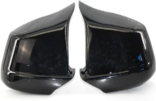 Auto Spiegelkappen für BMW F10 5-Series 2011 2012 2013 51167216369 51167216370 Seitenspiegel Abdeckung Rückspiegel Abdeckkappe Ersetzen Sie die Tuning Zubehör,1 Pair Glossy Black