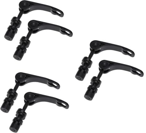 POPETPOP 6pcs Quick Release Skewer Seat Clamp for Road Bike Wheel Hub Front Qr Skewers Sturdy Easy Install