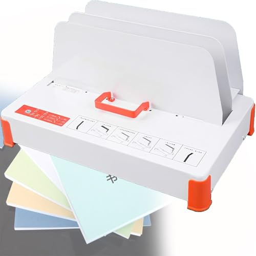 DPLWJPP Thermobindemaschine Heißklebekleber,Elektrischer Buchbinder,500 Blatt Kapazität,50 Mm Maximale Bindedicke,3 Temperaturstufen