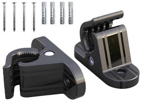Generisch Ladekabel Für Wandmontage Typ 2 | Kabelhalter Für Wandmontage An Der | Steckerhalter Typ 2 Für EV-Ladegerät IEC 62196-2 Halterung -Zubehör - Schwarz