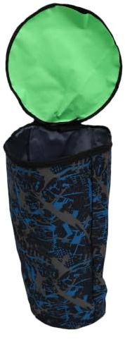 GALPADA Afrikanisches Schlagzeug Djembe Tasche Oxford Tuch Camouflage Blau Multifunktional Rucksack 12 Zoll Antikollisionsschutz für Musikinstrumente Sanft