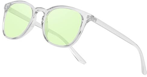 Ymmott Gafas Filtro Luz Azul - Gafas Antifatiga para Ordenador y Gaming, Antirreflejantes con Protección UV400, Ligeras para Hombre y Mujer