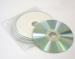 5 x Ritek full-face Thermal CD-R Recordable Discs With 52 x Recording Speed in Dragon Trading Plastic Wallets With Flap