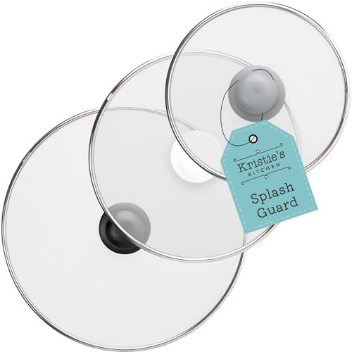 Juego de 3 tapas de malla antisalpicaduras para sartén, tapas de protección contra salpicaduras, tapas de malla ultrafina de acero inoxidable, no se queman, no se oxidan