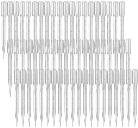 300PCS 3ML Kunststoff-Transferpipetten, YSSHUI-Einwegpipetten-Transferpipetten für das Pipetten-Make-up-Werkzeug für ätherische Öle