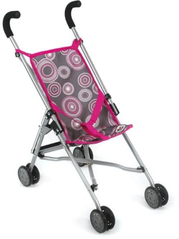 Bayer Chic 2000 601-87 Mini-Buggy Roma, Puppenbuggy, Puppenwagen, Hot pink Pearls