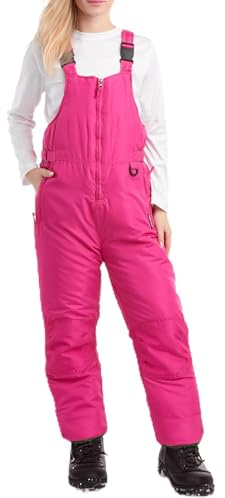 Perry Ellis Kids Insulated Waterproof Snow Bib with Zip Cuff (5-18)