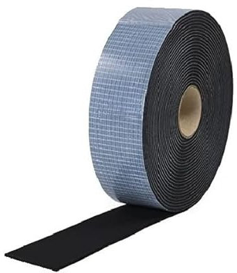 Cinta de sellado EPDM Premium, 3 mm de grosor, autoadhesiva, 10 m por rollo de caucho celular (25 mm x 10 m)