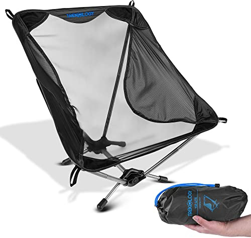 TREKOLOGY YIZI Lite - Silla de playa ultraligera, silla de camping ligera para mochileros, senderismo y viajes