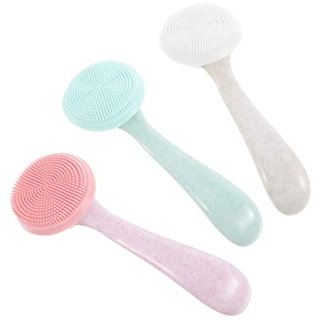 FOMIYES 9stücke Teiliges Silikon Gesichtsreinigungsbürsten Manuelle Peelingbürsten Für Sanfte Hautpflege Zur Entfernung Von Mitessern Für Tägliche Gesichtsreinigung