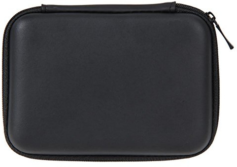 AMZLORD Funda para disco duro de 2.5 pulgadas, bolsa universal para cables de auriculares con compartimentos interiores de malla, bolsa organizadora de transporte de bolsillo portátil para accesorios