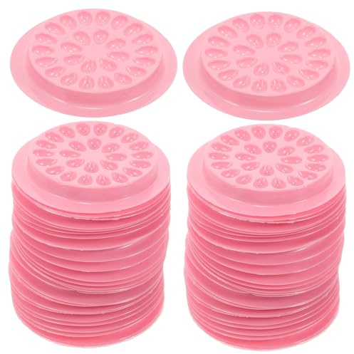 DRESSOOS Pallet Per Ciglia 100 Pezzi porta colla per innesto di ciglia Pallet di colla per extension ciglia forniture per innesto di ciglia Monouso colla di plastica attrezzo Ciglia finte