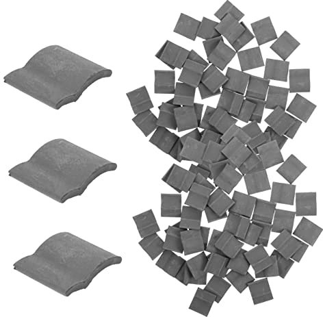 Operitacx 50stücke Miniatur-dachziegel Aus Hochwertigem Material Kleine Simulationsdachziegel Für DIY-sandtisch-projekte Kreative Deko-Elemente Für Gartenmodelle