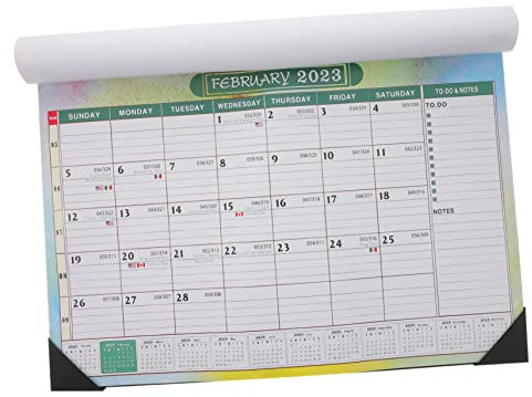 Gogogmee Wandkalender Monatskalender Zum Aufhängen Für Zuhause Und Büro Hochwertiges Schlichtes Design Als Für Familie Und Freunde