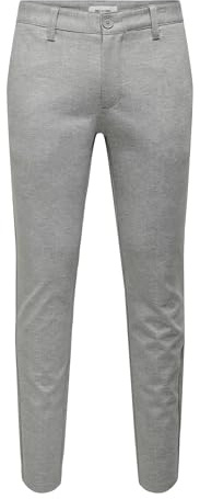Only & Sons Chino byxor ONSMARK slim fit chinobyxor, Glaciärgrå, 38W / 32L