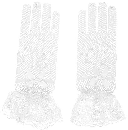 VALICLUD 1 Paar Hochzeitskleiderhandschuhe Braut Handschuhe Hochzeitskleid Verzierungen