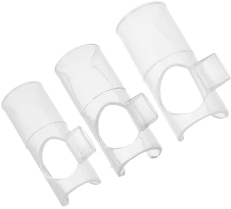 Gatuida 3pcs Flute Blow Aid Mouthpiece Set with Protective Membrane for C, D, E, F, Bamboo Flute Playing Accessory Trainer Kit for Beginners and Repair