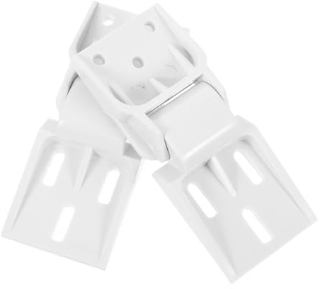 2pcs Small Freezer Door Hinge Refrigerator Hinge White Plastic | 3-hole Repairing Fit, Lightweight Dual Pack, Appliance Part for Integrated Units and Compact Doors