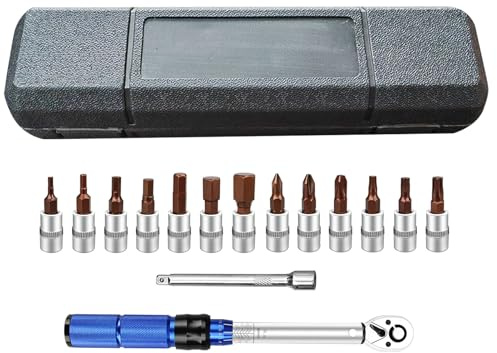 Generisch Bicycle Torque Wrench - Ergonomic Bicycle Repair Tool | Hand Operated Bicycle Torque Wrench | For Mountain Bikes, Road Bikes and Travel