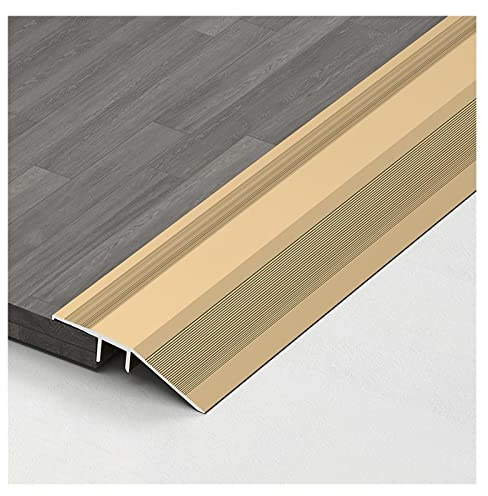 Tira de transición autoadhesiva para puerta de cocina y dormitorio, antideslizante, transición de suelo de baldosa a madera, relleno perfecto de 50 cm
