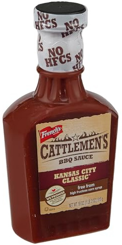 Salsa barbecue classica Kansas City di Cattlemen, 510 g