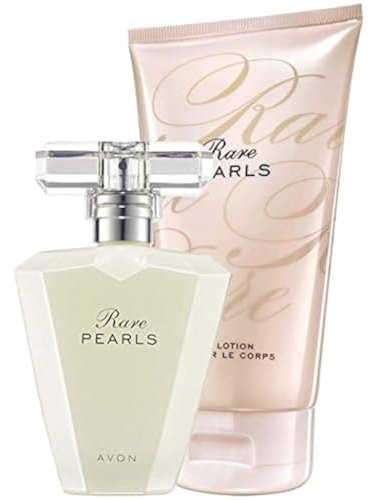 Avon Rare Pearls Parfumset Eau de Parfum Spray 50ml Bodylotion 150ml blumig/langanhaltend