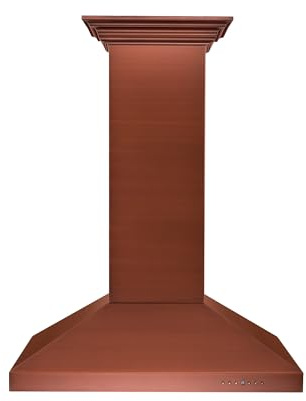 ZLINE 36 in. Designer Series Copper Island Mount Range Hood (8KL3iC-36)