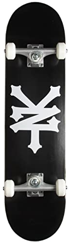Zoo Zoo Unisex – Erwachsene York Crackerjack Skateboard, Schwarz/Weiß, 8'
