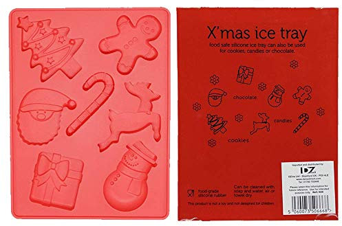 Xmas Christmas Ice Cube Tray Silicone Mould Cooking Baking Tray Novelty Gift