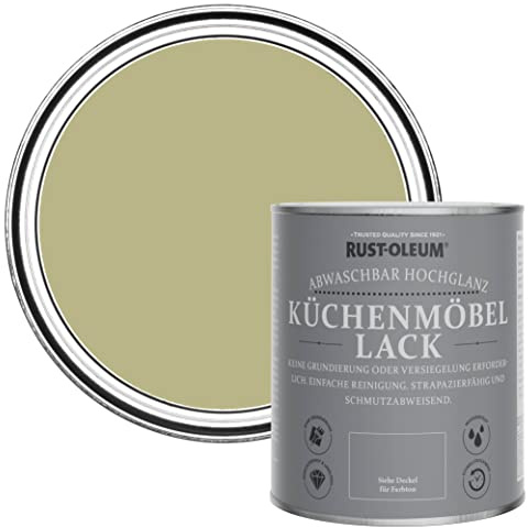 Rust-Oleum Küchenmöbellack im Hochglanz - Finish - Salbeigrün 750ml