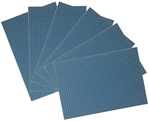 Alipis Dachziegel Für Miniaturen 6 Blatt Set Mini-dachziegel Zum Basteln Dekorative Simulation