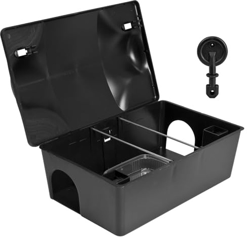 Köderstation Ratten Set Köderbox Garten Mausfalle Mäuse Rattenköderbox Box Rattenköderstation Rattenfalle Kinder- Haustiersicher Koederbox Auswahl 1-30 St. Petigi