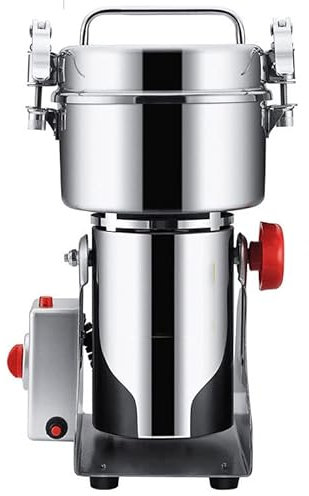 ZAIED Molinillo EléCtrico De Granos Molinillo De Especias Pulverizador De Molienda De Polvo Superfino MáQuina De Acero Inoxidable para Hierbas Secas Granos Especias Cereales,800g