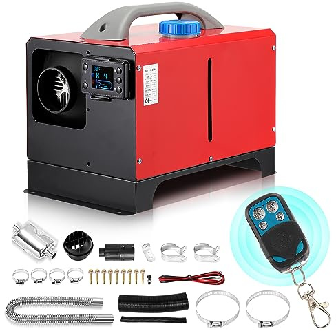 Daromigo Standheizung Diesel 8kw Diesel standheizung mit Fernbedienung LCD-Display DC12V-24V Luftheizung Air Diesel Air Diesel Heizung für Auto LKW RV Boote Wohnmobil