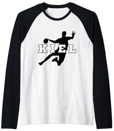 Kiel Handball Mannschaft Verein Fan Schleswig-Holstein weiss Raglan