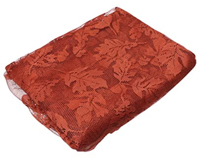 Tischdecke aus Spitze Erntedankfest mit Ahornblattmuster Rot Polyester