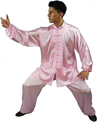 Chinesischer Kung-Fu-Anzug, Tai-Chi-Anzug, weiche Wing Chun Wu Shu-Kostüme, Kung-Fu-Anzüge for Erwachsene, Tai-Chi-Uniformen, chinesisches traditionelles Kleidungsset, lockere Trainingsleistung for Mä