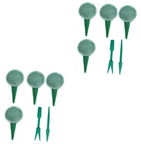 INOOMP 2sets Garden Seeder Kit Plant Accessories Germination Tool Seeder Transplanter for Boys and Girls Random Color