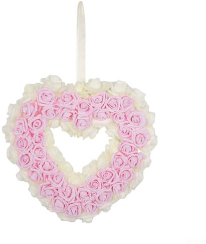 Valentinstags-Liebeskranz, Türhänger, romantische Hochzeits-Party-Szene, Dekoration, mehrere Farben (zweifarbige Herzen)
