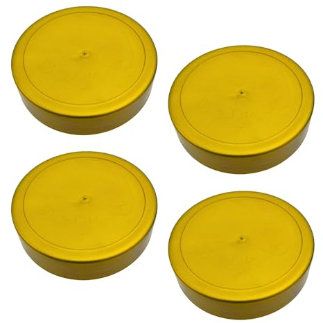 60x Ersatzdeckel NEUTRAL Schraubdeckel Kunststoffdeckel für 250 g Neutral Gläser ohne Prägung
