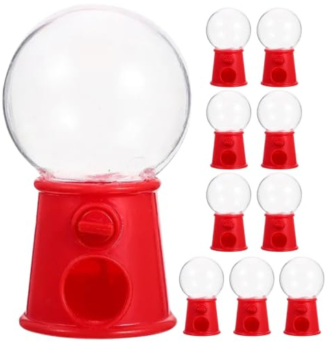 VOSAREA 20pcs Mini Gumball Machines Toys Candy Dispenser Machines for Boys and Girls Party Favor Colors for Home