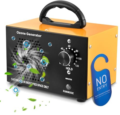Generador de ozono 30000 mg/h, purificador de aire de ozono con 5 temporizadores para 300 ㎡, desodorante industrial, portátil, purificador de aire de ozono para coche, garaje, apartamento, hotel