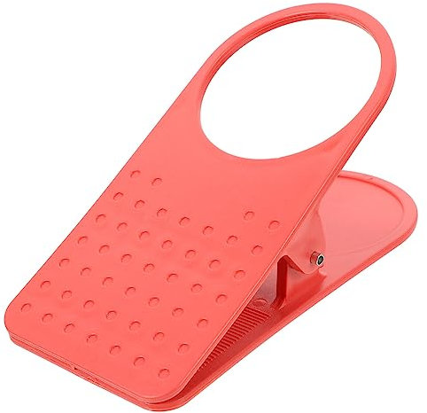 Portavasos Clip para Mesa de Plástico Rojo, Sujeción